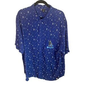 Disney Parks Our Universe 65 years of Magic XL Disneyland Statue Rayon Shirt